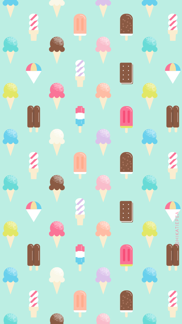 Freebie: Ice Cream Wallpaper — Katie Pea Studio • Katie Cavallaro